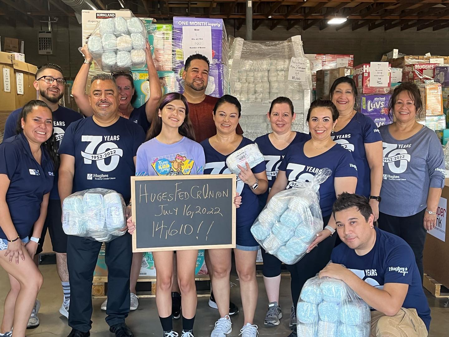 The Hughes Help team posing for photo