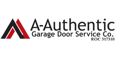 A-Authentic logo with text and black and red overlapping A's